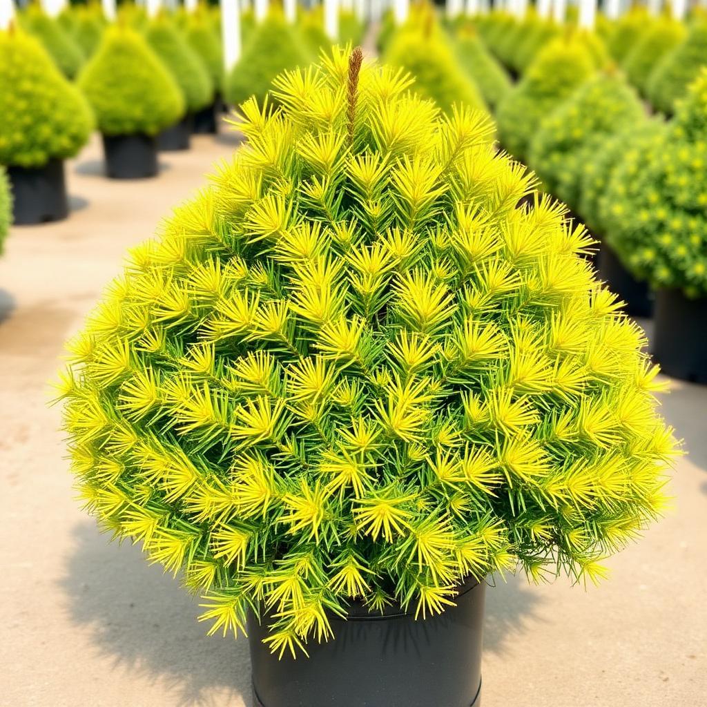 Dwarf Gold Hinoki Cypress