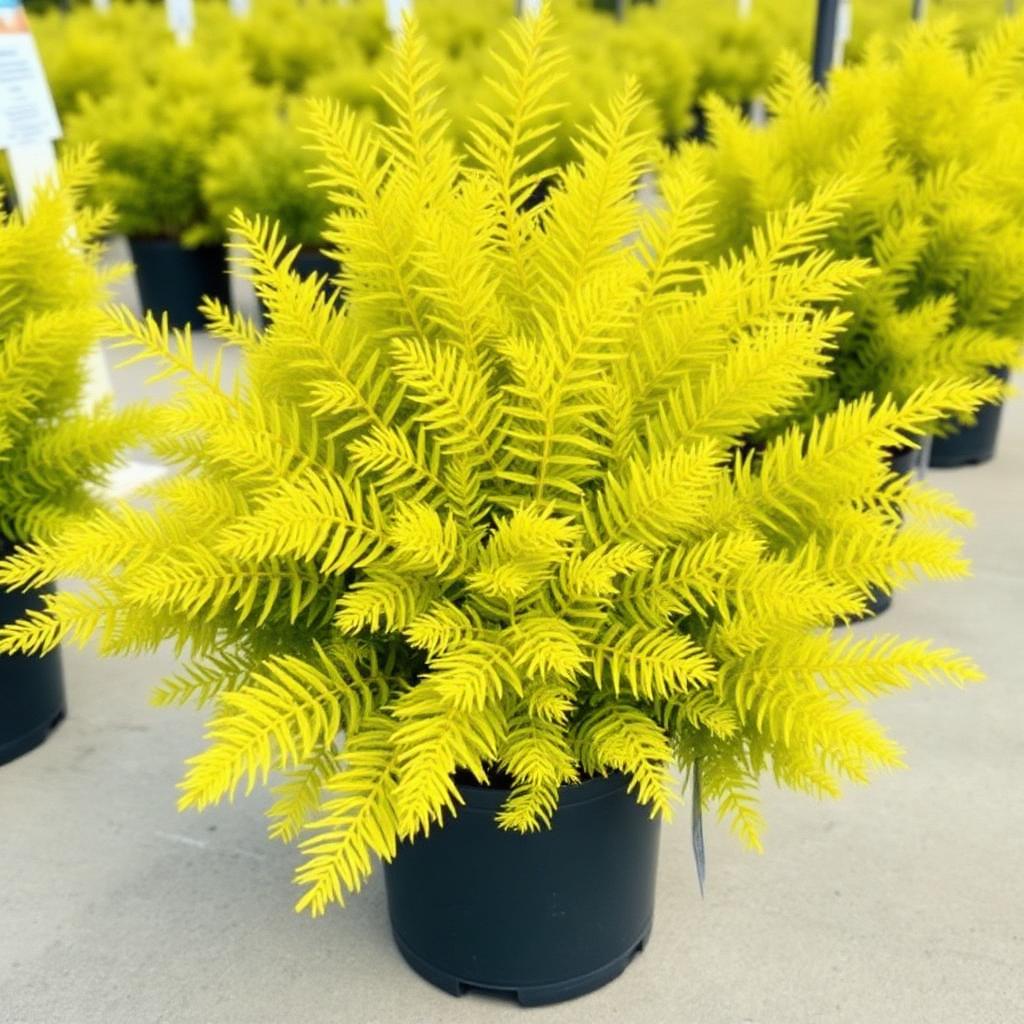 Golden Fernspray Hinoki Cypress